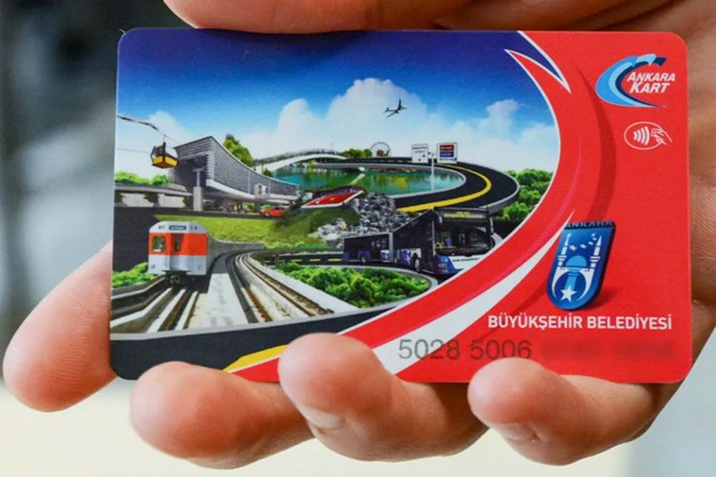 Carte d'Ankara pour les transports publics - EGO Ankarakart