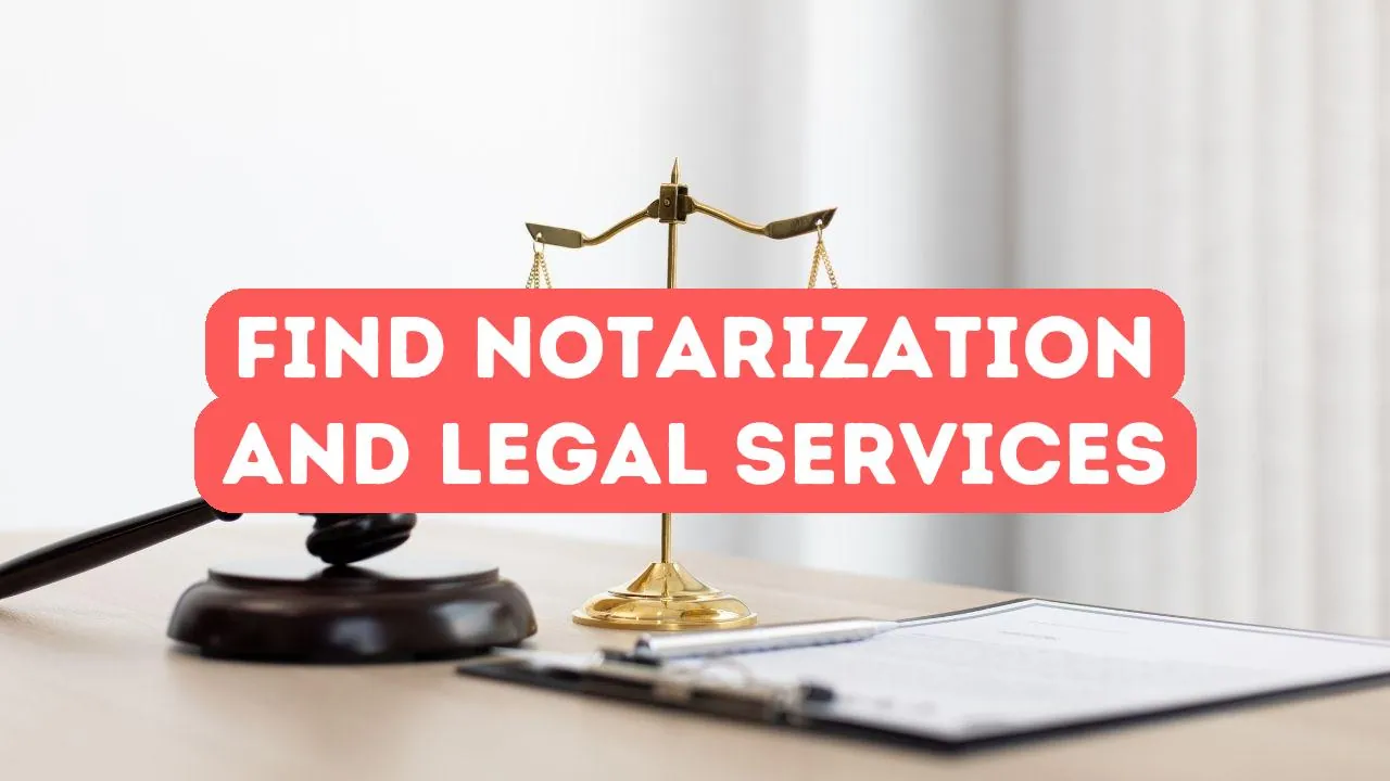 Comment trouver des services de notarisation et juridiques