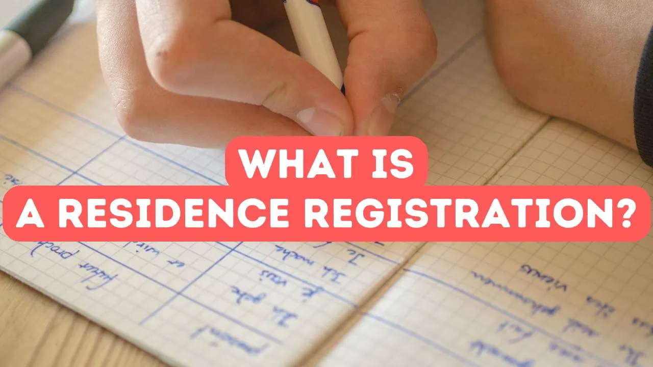 Qu'est-ce qu'un enregistrement de résidence et pourquoi est-il nécessaire ?