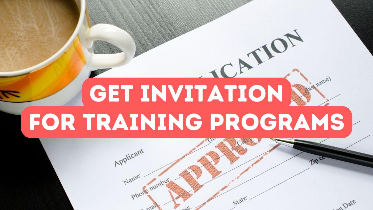 How to Get an Invitation Letter for Training Programs